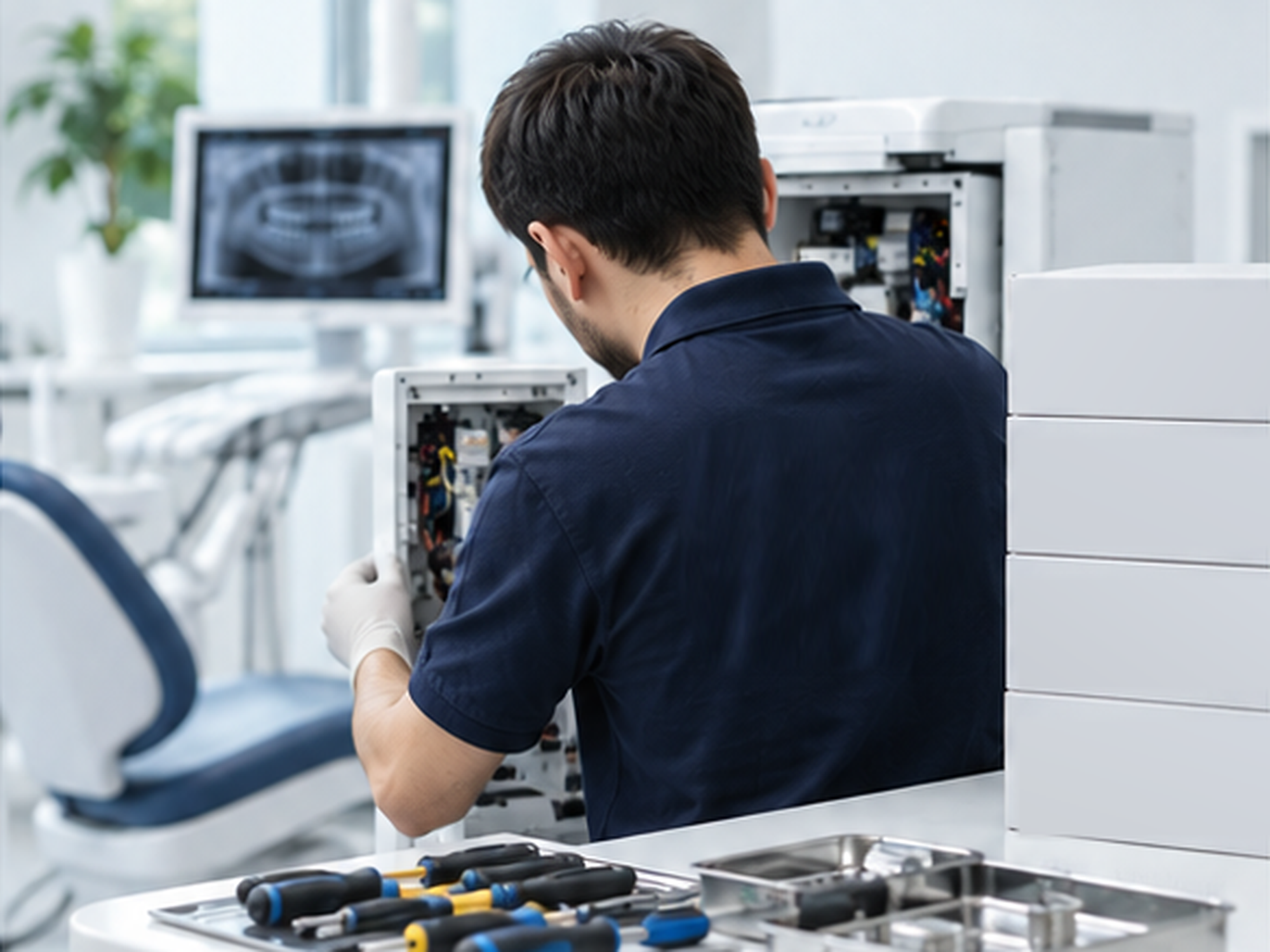 Dental equipment after-sales technical support